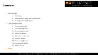 Online MarketingRevenue Streams Gebühren pro Auktion