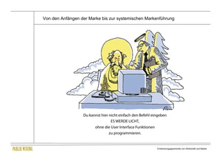 Von den Anfängen der Marke bis zur systemischen Markenführung




                                                     Entwicklungsgeschichte von Wirtschaft und Marke
 