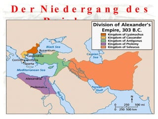 Der Niedergang des Reichs von Alexander 