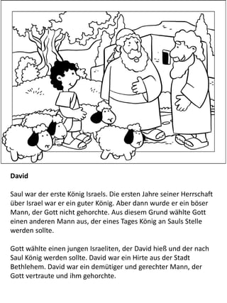 David und Goliath
David war sicherlich der am wenigsten geeignete (wahrscheinliche)
Kandidat, um sich dem riesigen Goliath...
