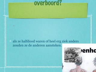 overboord?




als ze halfdood waren of heel erg ziek anders
zouden ze de anderen aansteken.
 