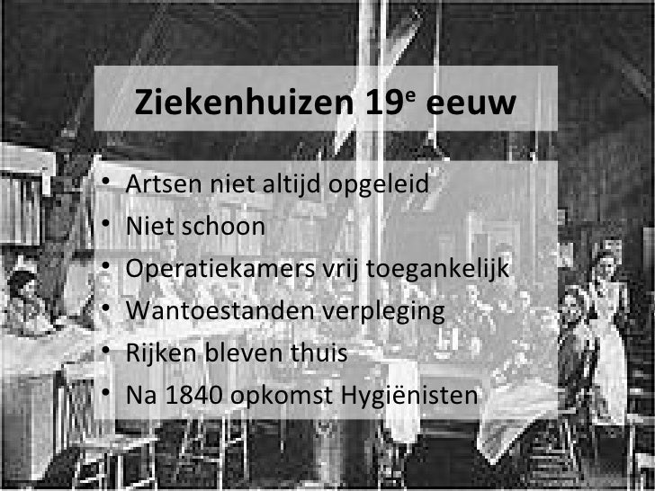 Geschiedenis leefomstandigheden 19e eeuw