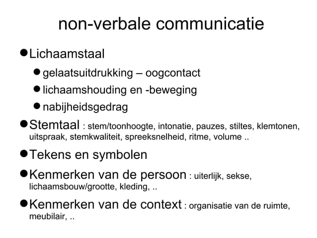 Informatiethema's: Gesprekstechnieken | PPT