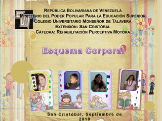 República Bolivariana de VenezuelaMinisterio del Poder Popular Para la Educación SuperiorColegio Universitario Monseñor de...