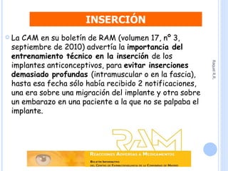INSERCIÓN
   La CAM en su boletín de RAM (volumen 17, nº 3,
    septiembre de 2010) advertía la importancia del
    entre...
