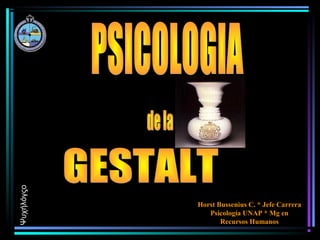 Ψυχήλόγςο
Horst Bussenius C. * Jefe Carrera
Psicología UNAP * Mg en
Recursos Humanos
 
