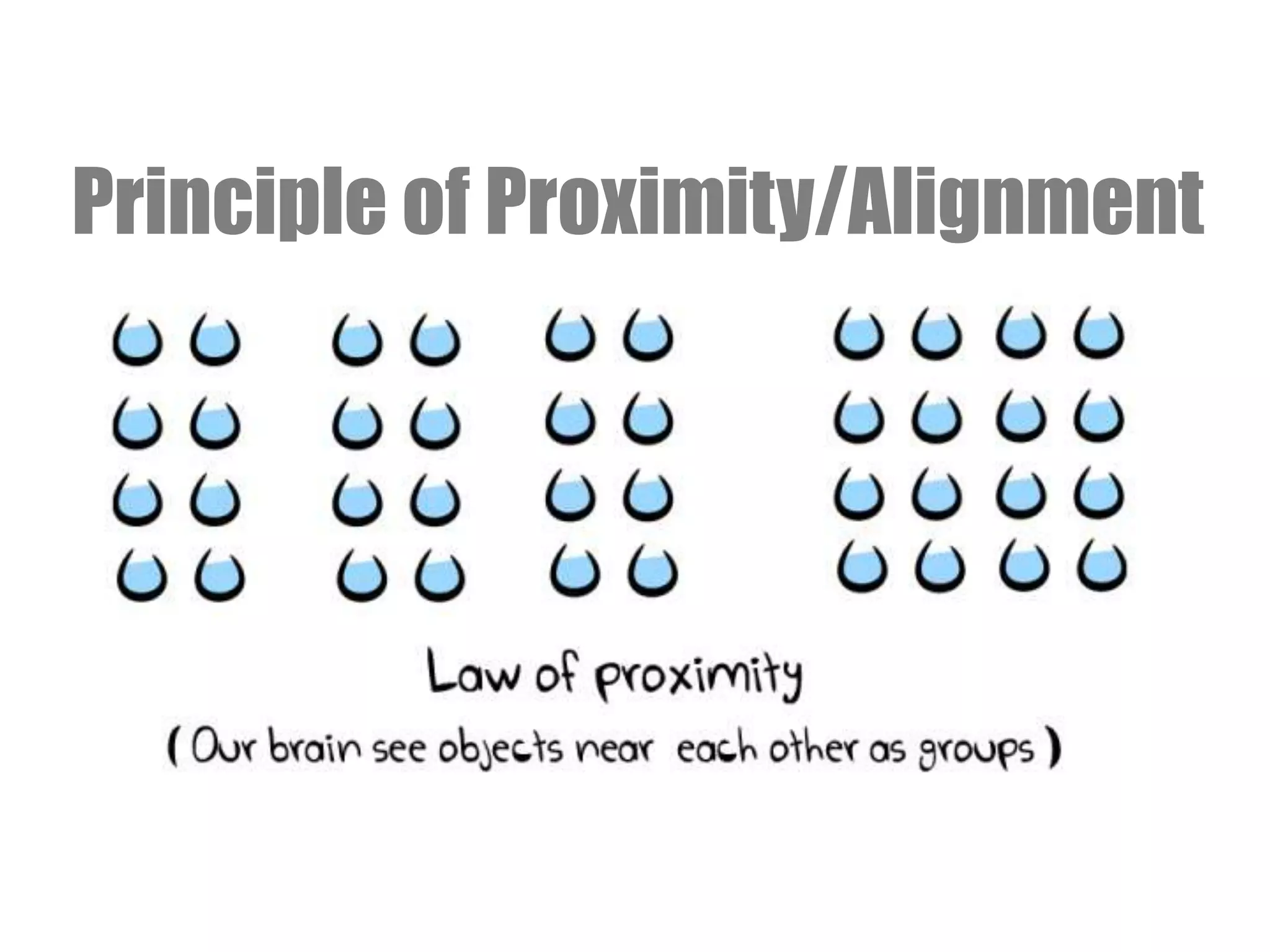 Principle of Proximity/Alignment