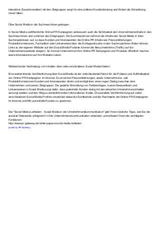 Gestalten Sie Ihre Online Pr Mit Social Media Kommunikativ Und Viral