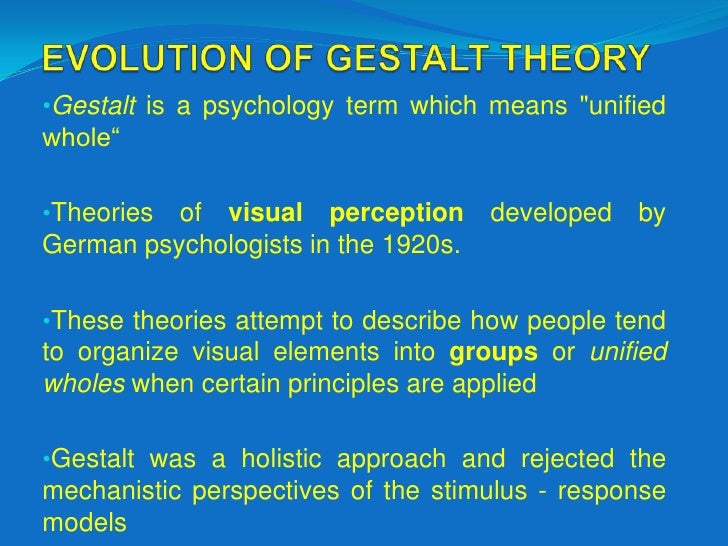 gestalt perception and german psychologists gestalt perception and german psychologists