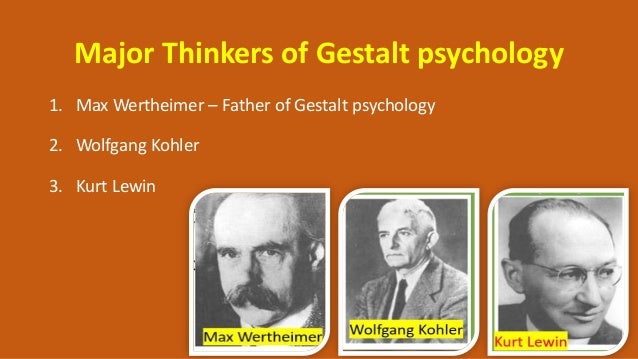 Gestalt School Of Thought In Psychology Gestalt School Of Thought In Psychology