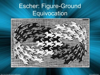 Escher: Figure-Ground
Equivocation
 