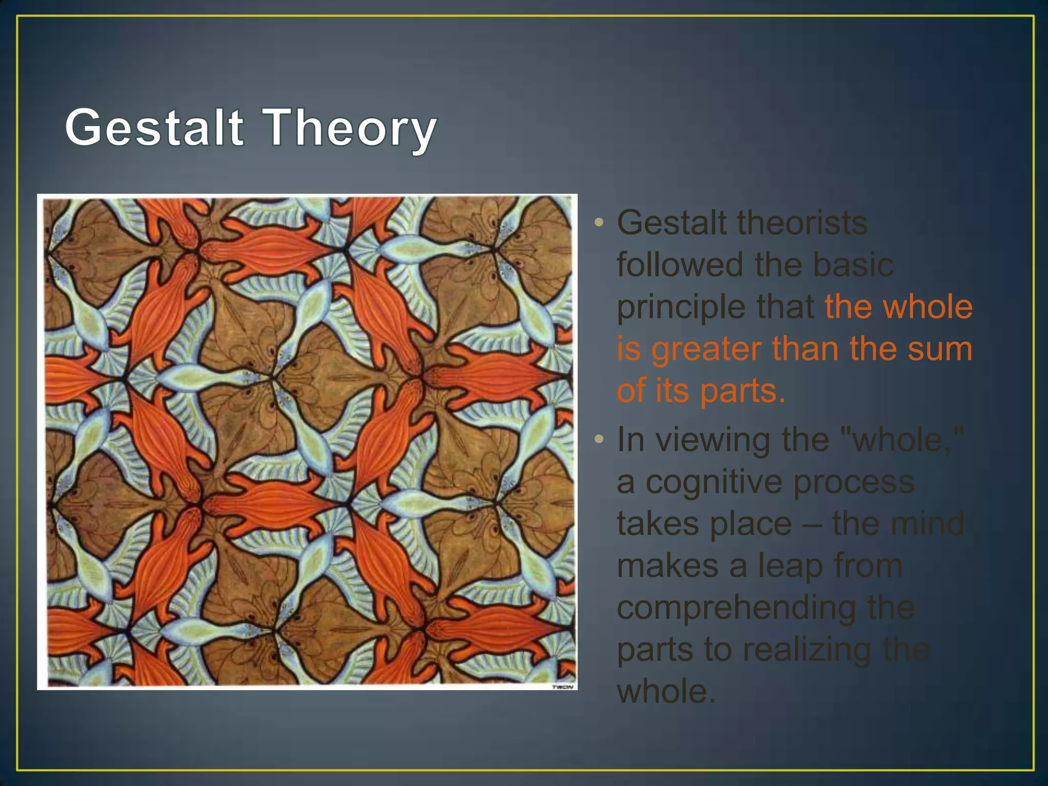 Gestalt’s principle of perception | PPTX