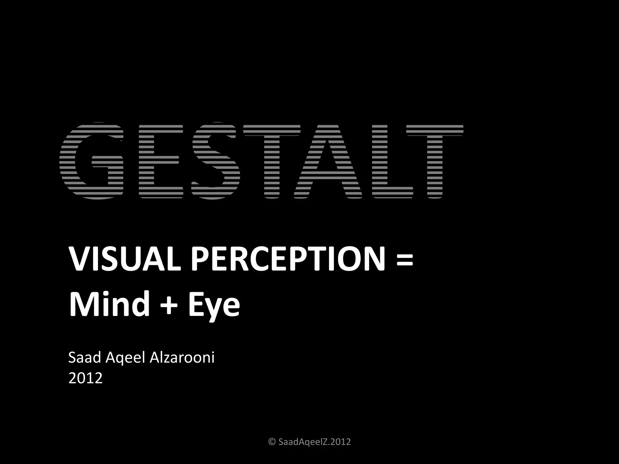 Gestalt theory PPT