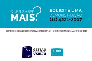 Gestão Comercial Varejo TOTVS - demonstraçãõ