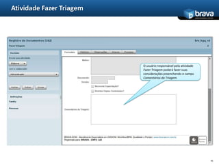 Categorização em pastas
