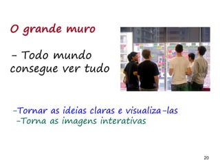 20 20
TaskBoards
Não é sobre estar
na parede ou
digital...
... é sobre dar significado as
coisas. Significado é tudo.
 