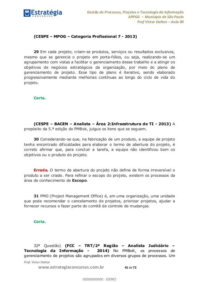 Curso de gestao de projetos sp