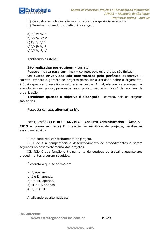 Curso de gestao de projetos sp