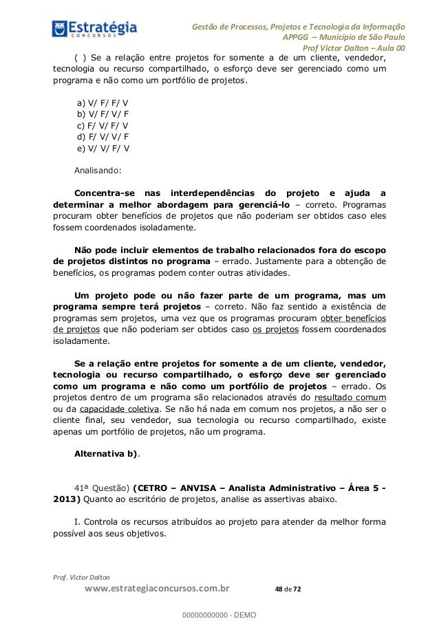 Curso de gestao de projetos sp