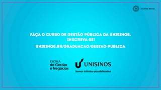 Graduacão - Gestão Pública - Unisinos