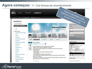 Agora começou: 11. Crie formas de reconhecimento
 