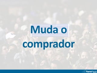 Muda o
comprador
 