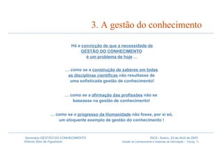 Gestão do Conhecimento e Sistemas de Informação