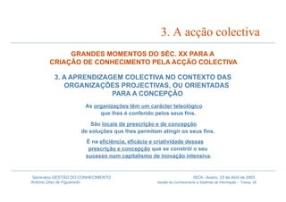 Gestão do Conhecimento e Sistemas de Informação