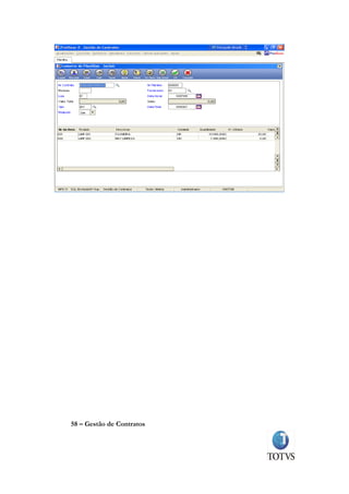 58 – Gestão de Contratos
 