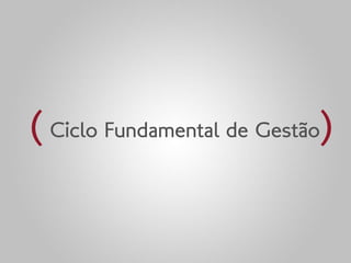 ( Ciclo Fundamental de Gestão)
 