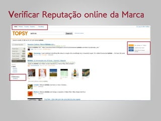 Verificar Reputação online da Marca
 