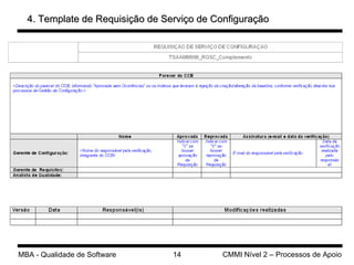 4. Template de Requisição de Serviço de Configuração 