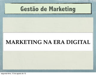 1 - Oportunidade - Situação

1. Qual a razão de ser deste plano de marketing?
2. Qual o contexto político, social e econômico?
3. Qual a descrição do produto em questão?
4. Como o produto ajudará a organização a alcançar seus
objetivos estratégicos?
5. Qual é a sintonia do produto com a visão, missão e os
valores da organização?

 