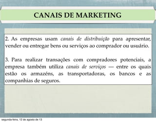 MIOPIA EM MARKETING

Em 1960, tornou-se célebre pela publicação do
artigo “Miopia em marketing”. O artigo foi
publicado pela primeira vez na Harvard Business
Review, da qual era redator.
Segundo Levitt, a miopia de marketing ocorre em
todas as corporações de todos os níveis de
estrutura e mercado. A miopia torna-se num fato
presente, principalmente, quando as empresas
centralizam o seu foco num produto, e relaxam a
preocupação com o seu público-alvo.

 