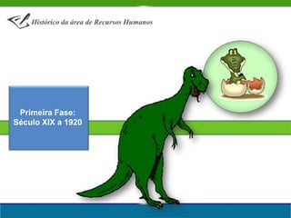 Histórico da área de Recursos Humanos Primeira Fase:Século XIX a 1920