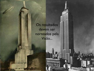 Os resultados
devem ser
norteados pela
Visão...

 