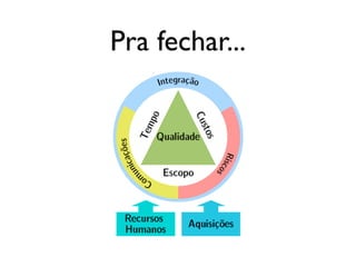 Pra fechar...

 