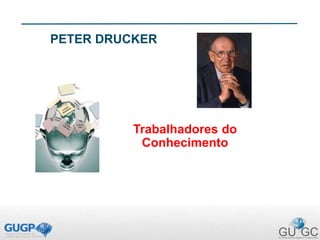 PETER DRUCKER
Trabalhadores do
Conhecimento
 