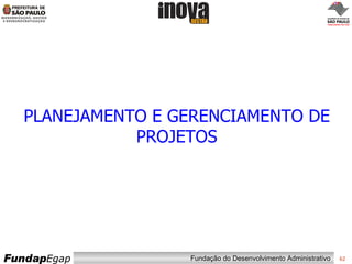 PLANEJAMENTO E GERENCIAMENTO DE PROJETOS 