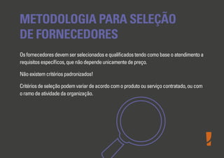 Gestão de Fornecedores