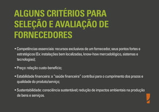 Gestão de Fornecedores