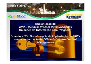 Gestão, Informação e Conhecimento Corporativo