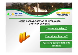 Gestão, Informação e Conhecimento Corporativo