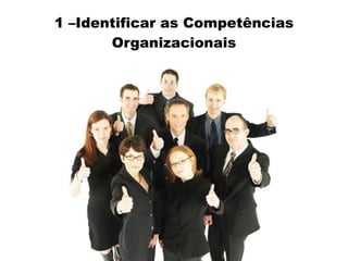 1 –Identificar as Competências
Organizacionais
 