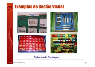 32
Exemplos de Gestão Visual
Sistemas de Rotulagem
 