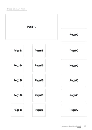 Atividades de Apoio à Aprendizagem 3
Anexos
117
Anexo 4 (Unidade 1 - Aula 4)
 