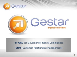 experto en clientes




IT GRC (IT Governance, Risk & Compliance)

CRM (Customer Relationship Management)
 