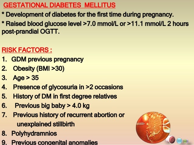 Gestational diabetes