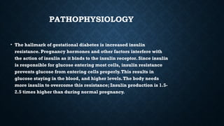 Gestational diabetes during pregnancy .pptx