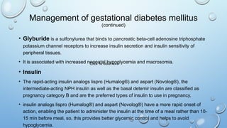 Gestational Diabetes (diabetes in pregnancy) | PPSX